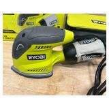RYOBI 1.2 Amp Corded 5.5 in. Corner Cat Sander with Dust Bag, Sample Sandpaper, and Storage Case