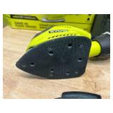 RYOBI 1.2 Amp Corded 5.5 in. Corner Cat Sander with Dust Bag, Sample Sandpaper, and Storage Case