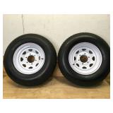 Lot of 2 - Trailer Tires ST225/75D15 LRD (Retails for $199 each)