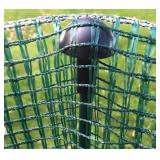 24 in. Plastic Garden Fence with Pocket-Net Technology
