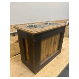 Custom Built Dog Eating/Drinking Station
