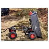 CORONA Poly Dump Cart 400 Pound Capacity Quick Release Dumping 10 Inch Pneumatic Tires for Gardening