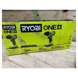 RYOBI  ONE+ 18V Cordless 1/4 in. Impact Drill/Driver Kit with (2) 1.5 Ah Batteries and Charger