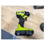 RYOBI ONE+ HP 18V Brushless Cordless Compact 1/4 in. Hex Impact Driver Kit with (2) 1.5 Ah Batteries and Charger
