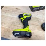 RYOBI ONE+ HP 18V Brushless Cordless Compact 1/4 in. Hex Impact Driver Kit with (2) 1.5 Ah Batteries and Charger