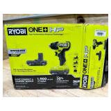 RYOBI ONE+ HP 18V Brushless Cordless Compact 1/4 in. Hex Impact Driver Kit with (2) 1.5 Ah Batteries and Charger