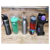 Lot of 5 - Water Bottles