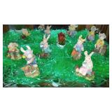 Gardening Rabbit Easter Figurines (6)