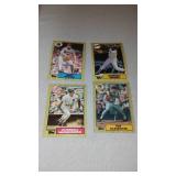 Topps Baseball Collector Cards. 1987, 1990, 1991.