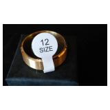 Gold Colored Ring Band.