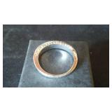 Blue Inlaid Gemstone Ring.
