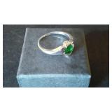 Green Gemstone Ring.