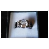 Clear Gemstone Ring.