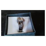 Clear Gemstone Ring.