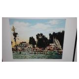 Vintage Framed Scenic Water Prints (5)