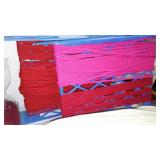 Crochet Thread, Embroidery Hoops, Cording In Covered Tote.