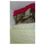 Cotton, Jersey, Flannel Remnants In Covered Tote.