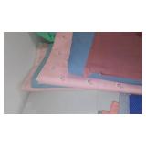 Cotton, Jersey, Flannel Remnants In Covered Tote.