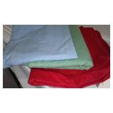 Cotton, Jersey, Flannel Remnants In Covered Tote.