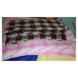 Cotton, Jersey, Denim, Flannel Remnants In Covered Tote.