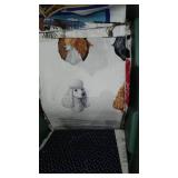 Flannel, Denim, Cotton, Craft Prints In Covered Tote.