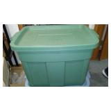 Flannel, Denim, Cotton, Craft Prints In Covered Tote.