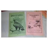Vintage Taxidermy And Fishing Manuals And More.