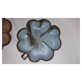 Vintage Frankoma Pottery Shamrock Dish (2).