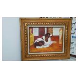 The Cycle Guide of Americas Dogs And Painting of Dog.