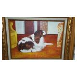 The Cycle Guide of Americas Dogs And Painting of Dog.