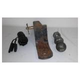 Receiver, 1 7/8 Ball, and Trailer Plug Adapter.