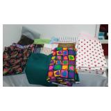 Sweatshirt, Jersey, Cotton, Polyester Blend Remnant Material in covered Tote