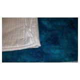 Flannel, Jersey, Cotton, Remnant Material. 18 Gal. Rubbermaid Roughneck Covered Tote.