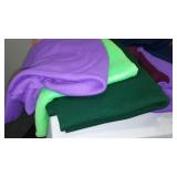 Ribbed Knit, Jersey, Remnant Material Covered Tote.