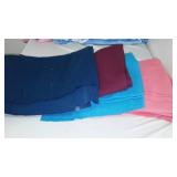 Ribbed Knit, Jersey, Remnant Material Covered Tote.