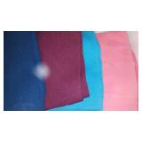 Ribbed Knit, Jersey, Remnant Material Covered Tote.