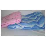 Ribbed Knit, Jersey, Remnant Material Covered Tote.