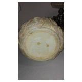 Vintage Shabby Chic Ornate White Acantus Leaves Vase, Garden Pots and more.