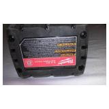 Milwaukee 18V ½ in. Hammer Drill/Driver, Jig saw, and 3/8 Right Angle Drill.