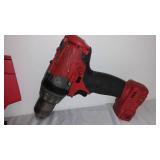 Milwaukee 18V ½ in. Hammer Drill/Driver, Jig saw, and 3/8 Right Angle Drill.