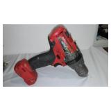 Milwaukee 18V ½ in. Hammer Drill/Driver, Jig saw, and 3/8 Right Angle Drill.