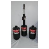 Coleman Propane Blow torch and Extra Bottles.