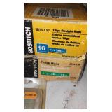 Bucket of Misc. Nails, Brad Nails, Finishing Nails, Gutter Nails and more.