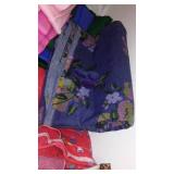 Ribbed Knit, Cotton, Jersey. Remnant Material in Covered Tote