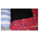 Ribbed Knit, Cotton, Jersey. Remnant Material in Covered Tote