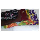 Ribbed Knit, Cotton, Jersey. Remnant Material in Covered Tote