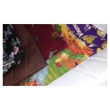 Ribbed Knit, Cotton, Jersey. Remnant Material in Covered Tote