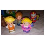 Fisher Price Barn, Melissa and Doug Barn, John Deere Tractors, and Little People.