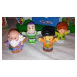 Fisher Price Barn, Melissa and Doug Barn, John Deere Tractors, and Little People.