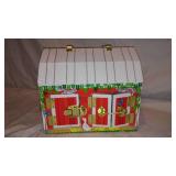 Fisher Price Barn, Melissa and Doug Barn, John Deere Tractors, and Little People.